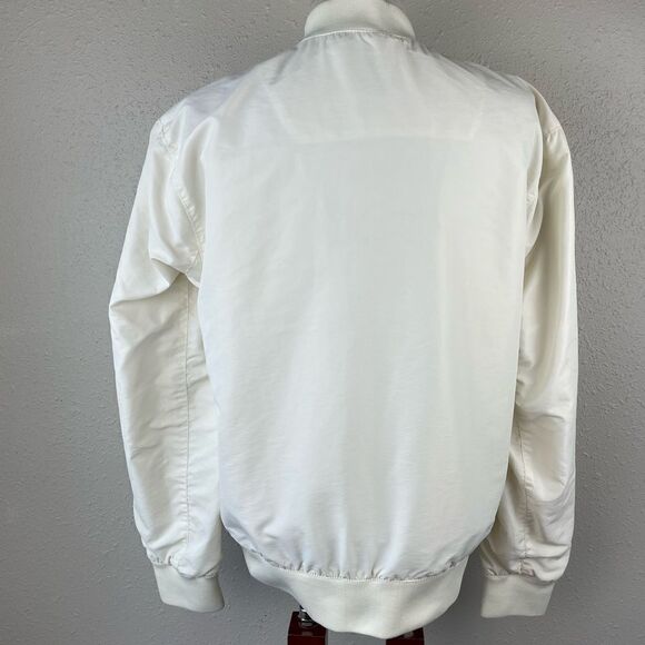H&M Full Off-White Full Zip Jacket Size S EUC - Picture 4 of 7